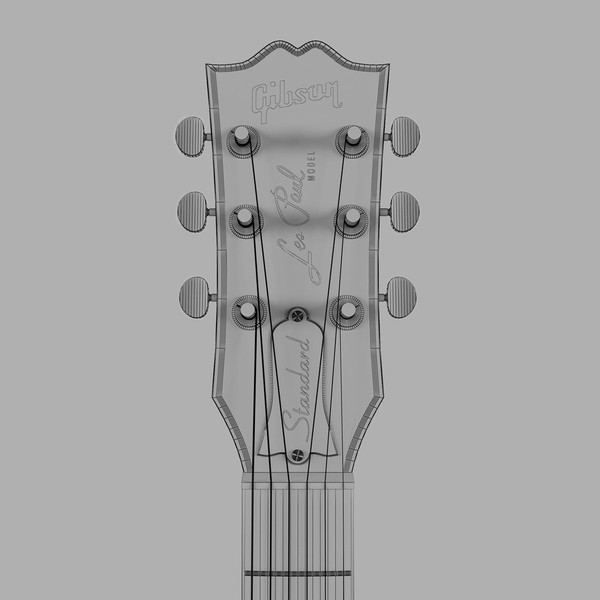 3d model guitar gibson les paul - Gibson Les Paul by mifody
